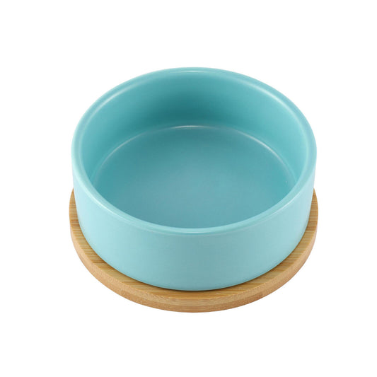 Roop Ceramic Feeding Bowl (Tiffany Blue)