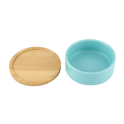 Roop Ceramic Feeding Bowl (Tiffany Blue)