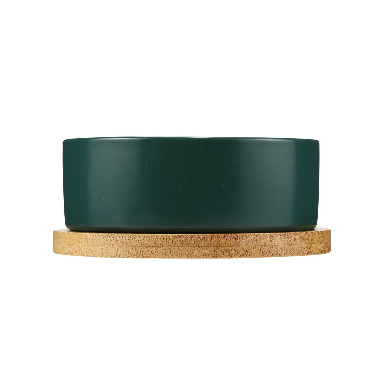 Roop Ceramic Feeding Bowl (Dark Green)