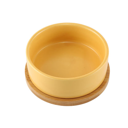 Roop Ceramic Feeding Bowl (Yellow)